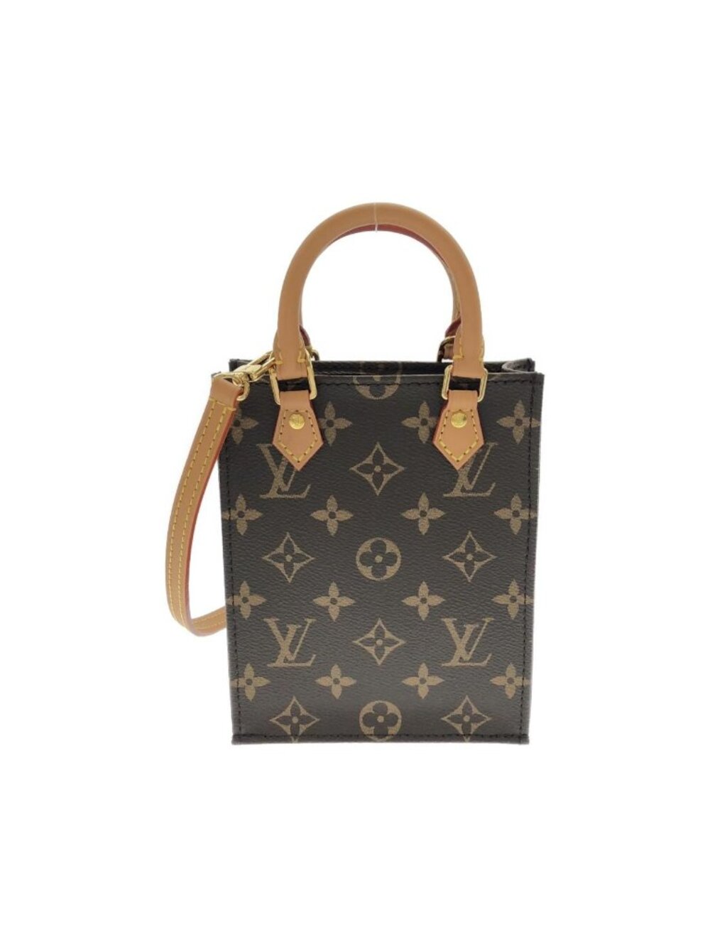 Louis Vuitton Monogram Petite Sac Plat Bag